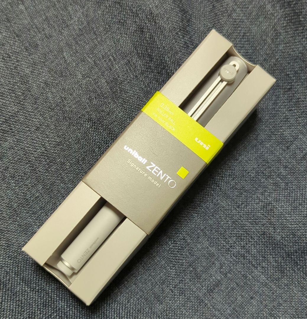 Mitsubishi Pencil uniball ZENTO signature model silver 0.38mm