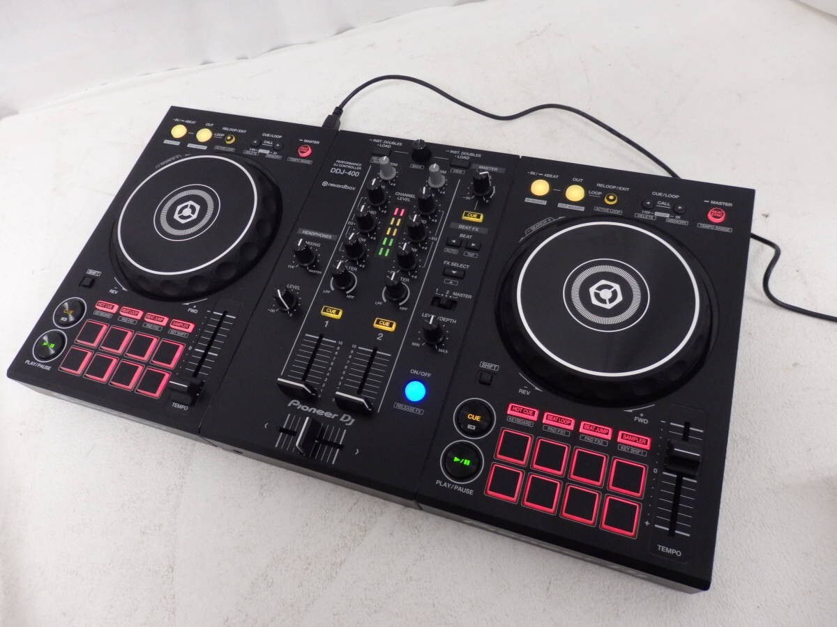 美品 箱 取説付き Pioneer DJ DDJ-400 コントローラー 人気 箱付き 美品】