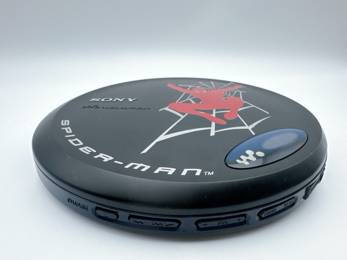 Sony D-EJ775 Spiderman Edition Rare Portable CD Walkman G