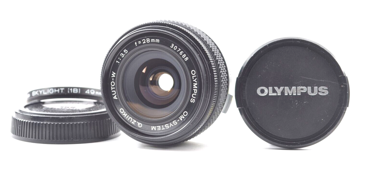 Top Mint】OLYMPUS OM-SYSTEM G.ZUIKO AUTO-W 28mm f/3.5 Prime Lens