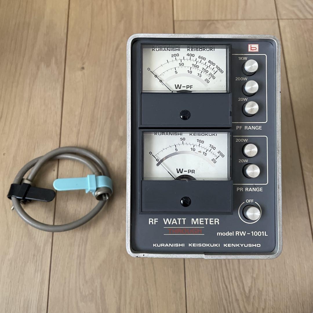 KURANISHI RW-215W SWR & WATTメーター 美品 Yahoo!オークション -「rw