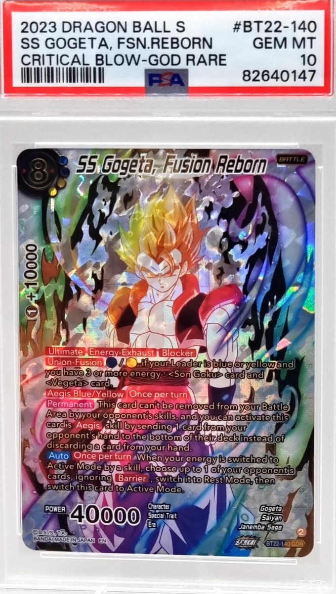BT22-140 GDR SS ゴジータ ゴッド SS Gogeta, Fusion Reborn BT22-140