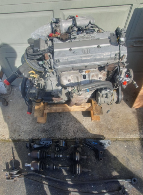 B16A2 engine swap with transmission dc5,dc2,eg6,ek9,si,em2,sir,K20