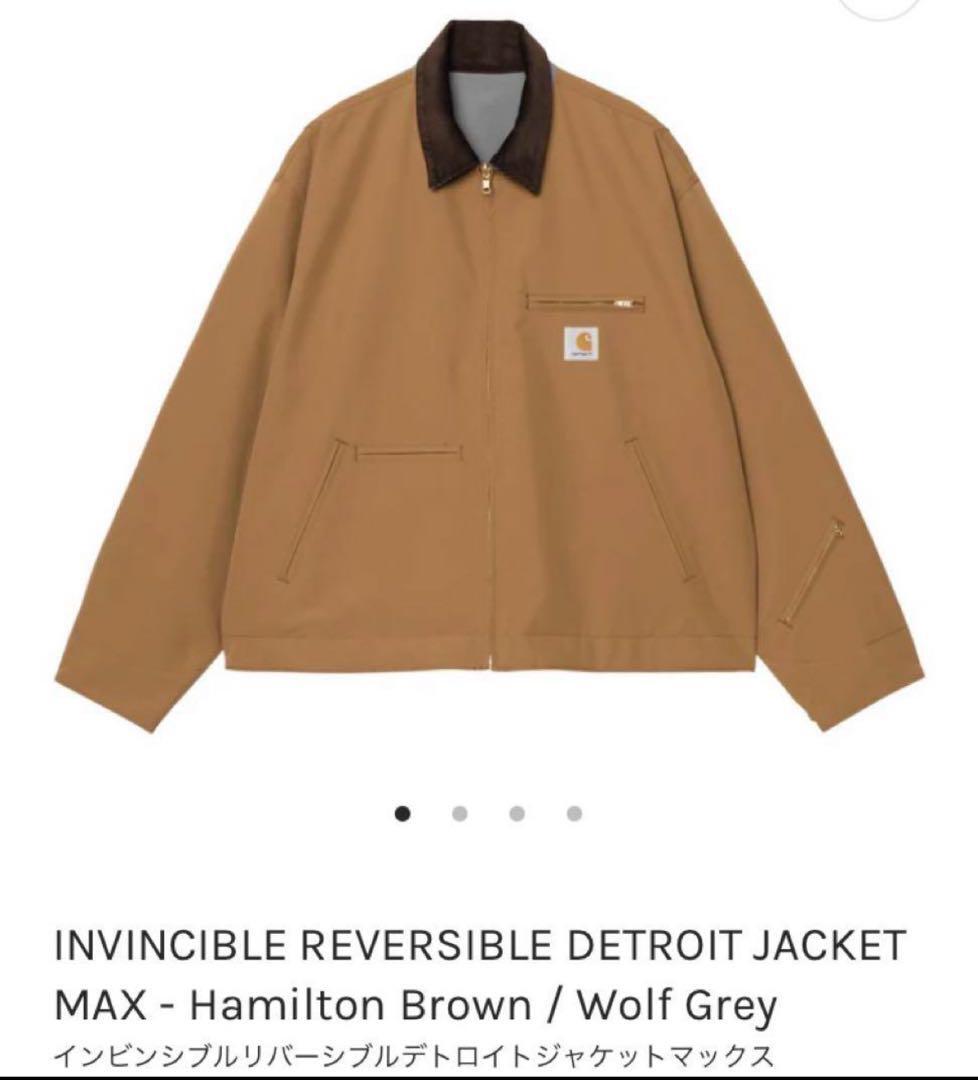 Size L】Carhartt WIP x INVINCIBLE Reversible Detroit Jacket Max