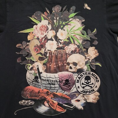 Mastermind Japan T-Shirt Japanese Black Grail Skull Graphic Design