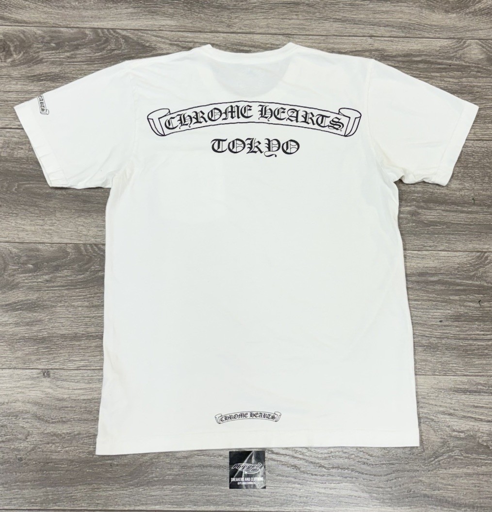 Size Medium - Chrome Hearts Tokyo Exclusive Scroll Label T- Shirt