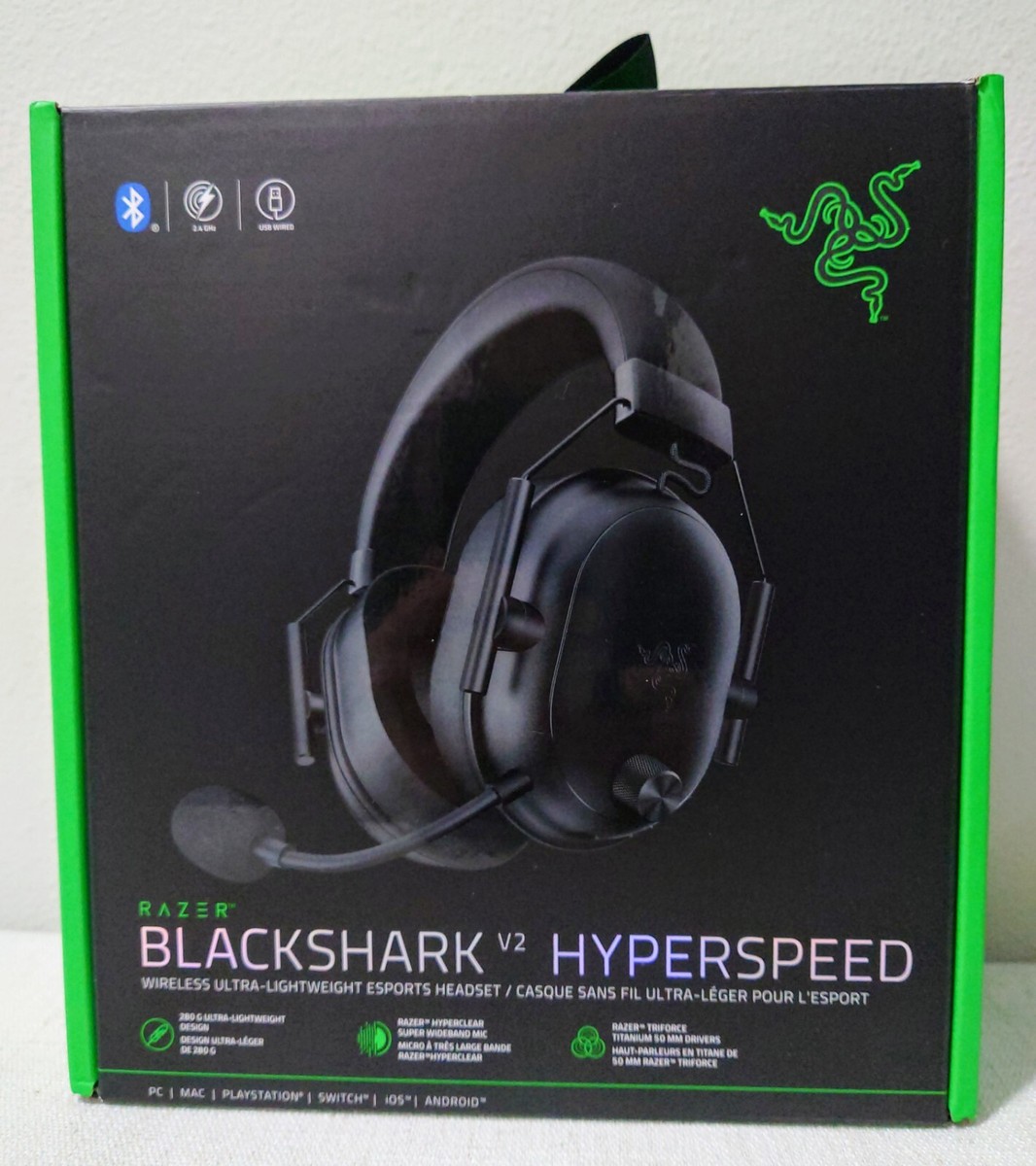Razer BlackShark V2 Hyperspeed Wireless Esports Headset RZ04-0322