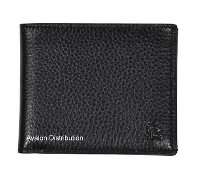 Ralph Lauren Purple Label RL Monogram Plaque Leather Billfold