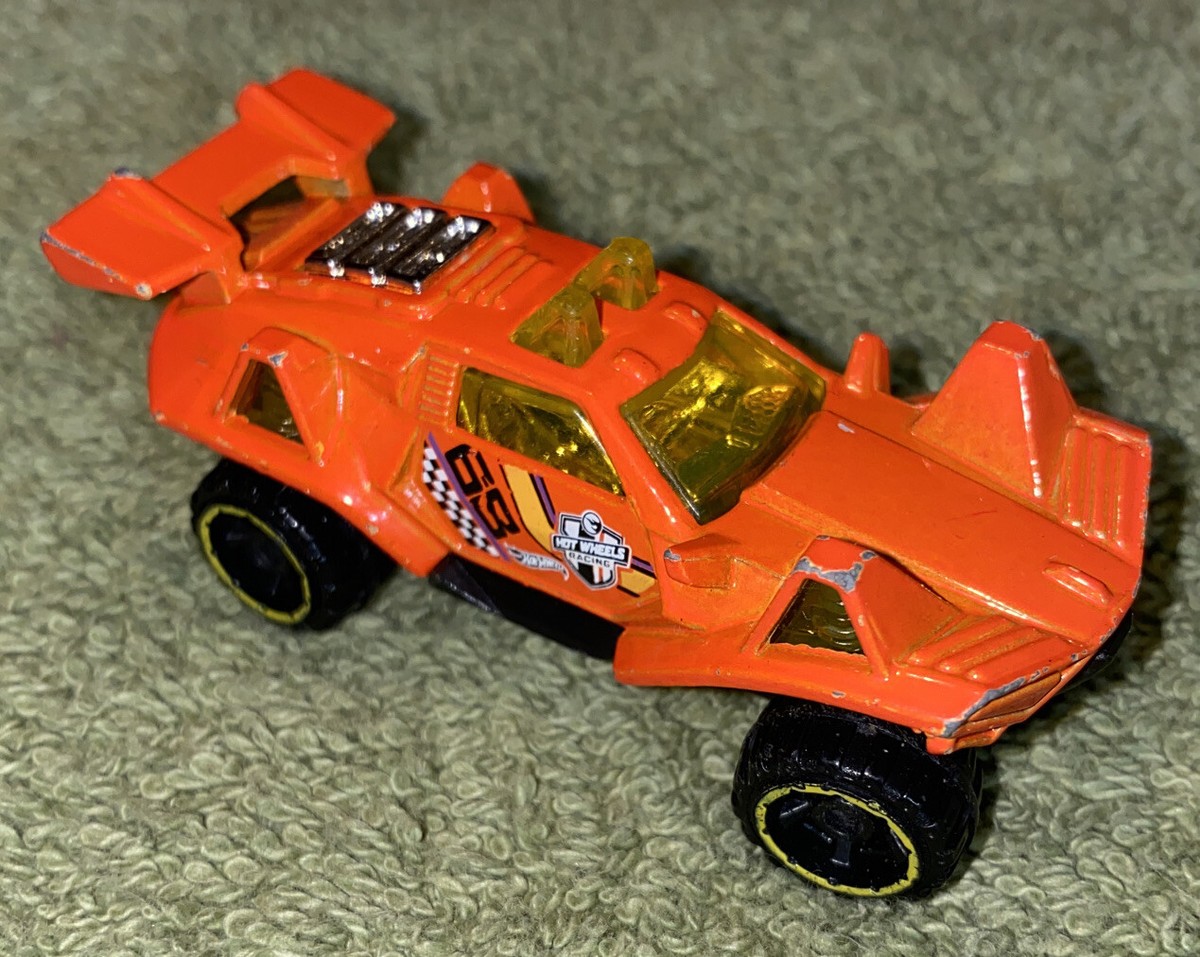 Hot Wheels Racing Orange Quicksand Car - 2014 Mattel Inc., 1186 MU