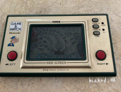 Nintendo Game & Watch Popeye wide Japanese retro handheld system