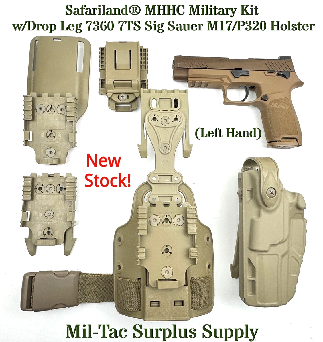Safariland® MHHC Military Kit w/Drop Leg 7360 7TS Sig Sauer M17