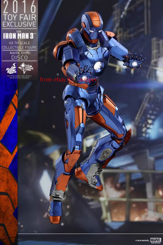 Hot Toys Iron Man 3 Mark XXVII Mk27 Disco Sideshow MMS371 US for