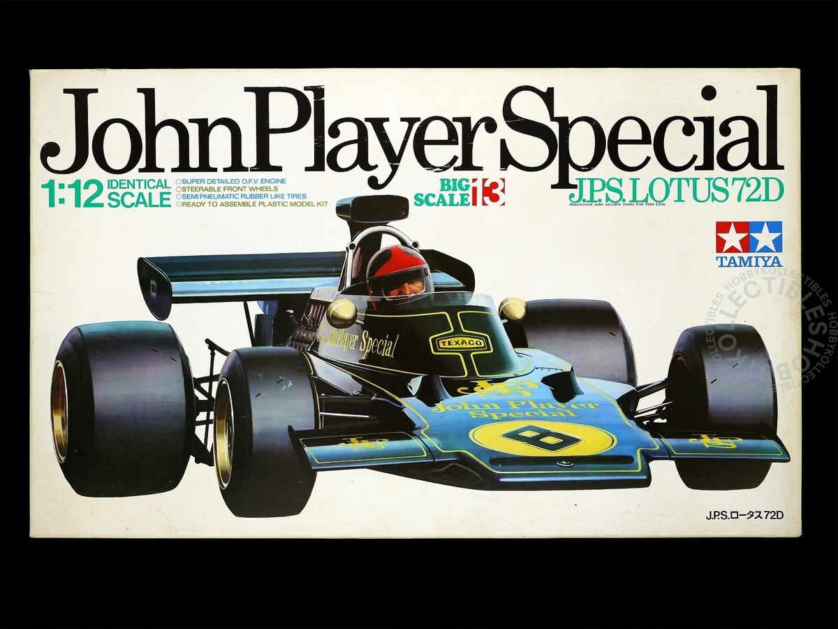 プラモデル タミヤ J.P.S. ロータス 72D 1/12 ビッグスケール No.13