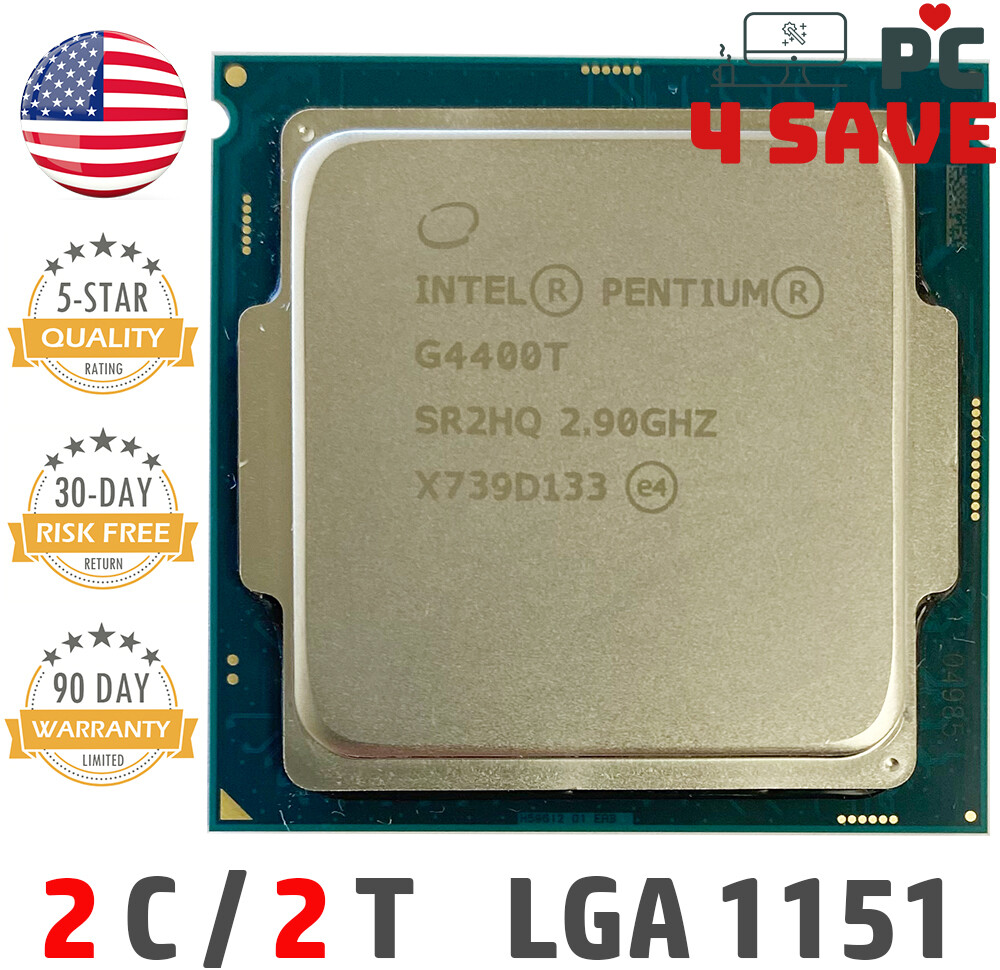 6th Gen Intel Pentium G4400T CPU 2.90GHz 3MB LGA1151 Desktop