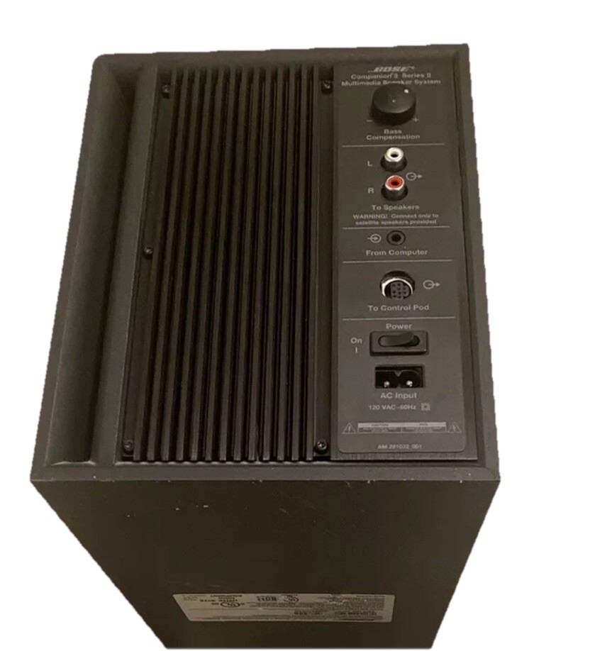 BOSE Companion 3 Series ll Multimedia Speaker System Set Deep Bass
