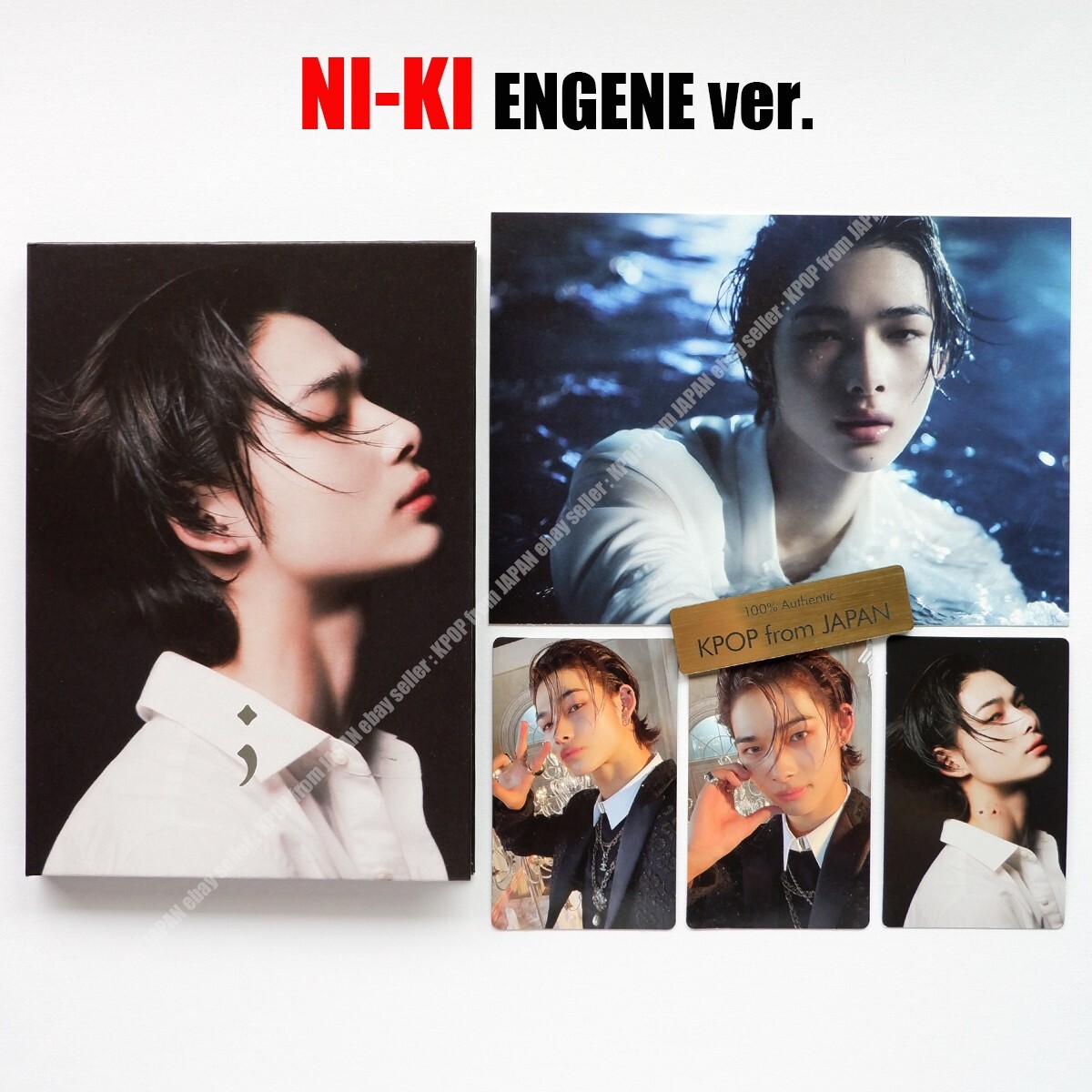 NI-KI ENHYPEN DARK BLOOD ENGENE ver. Complete set CD + 3Photocards