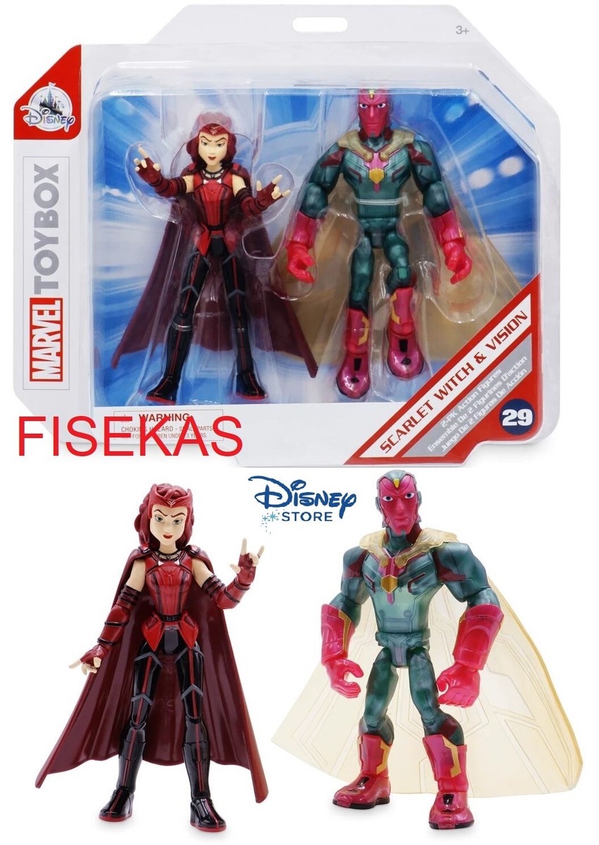 Disney Store Marvel SCARLET WITCH & VISION Action Figure Set #29