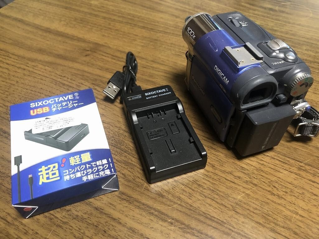 録画・再生・ダビング・OK◇パナソニックミニDVカメラ GS200 フル