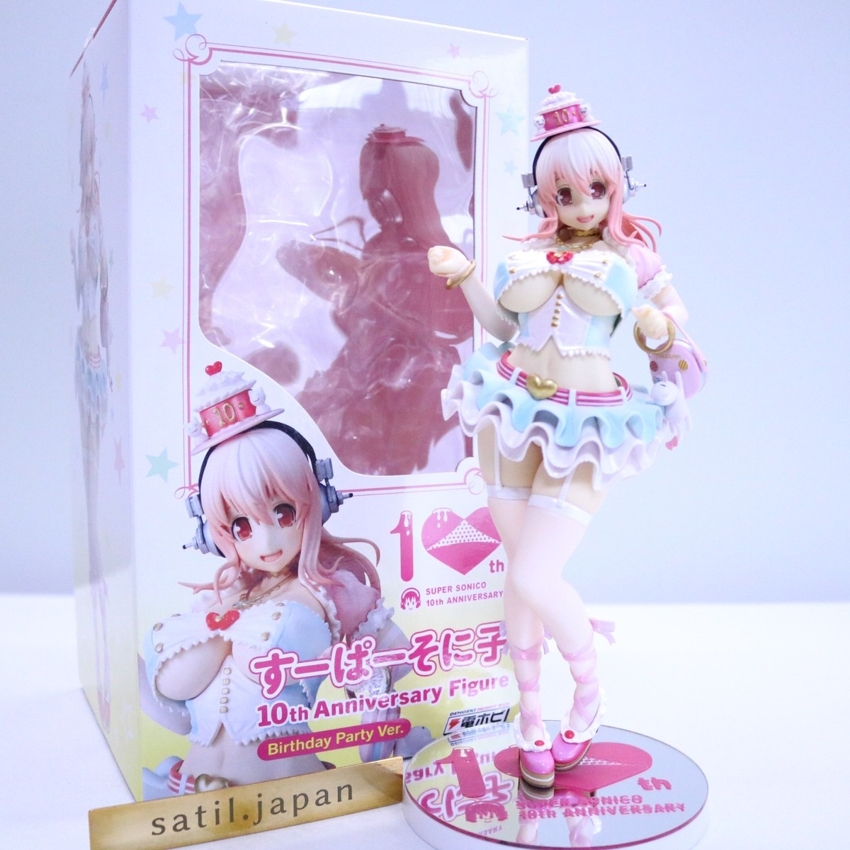 すーぱーそに子 10th Anniversary Figure Birthday Super Sonico 10th