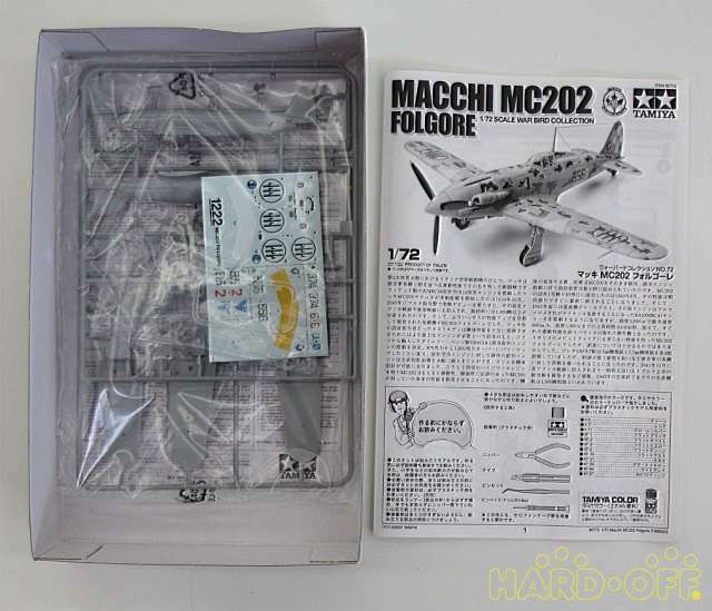 航空機・ヘリコプター TAMIYA MACCHI MC202 FOLGORE 1/72 航空機