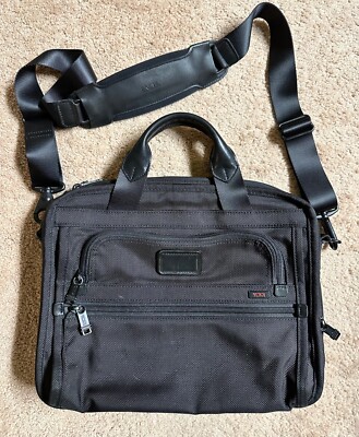 Tumi 26521DH T-Pass Small Screen Expandable Laptop Brief Black