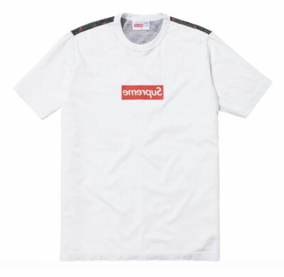 Supreme Comme des Garcons CDG Polka Dot Digi Camo Box Logo Tee