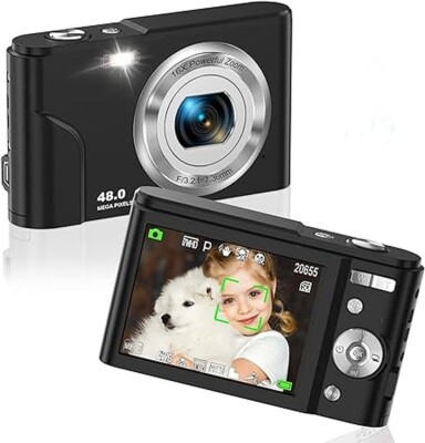 Oiadek DC-301 Digital Camera- Upgraded 48MP Autofocus FHD 1080P