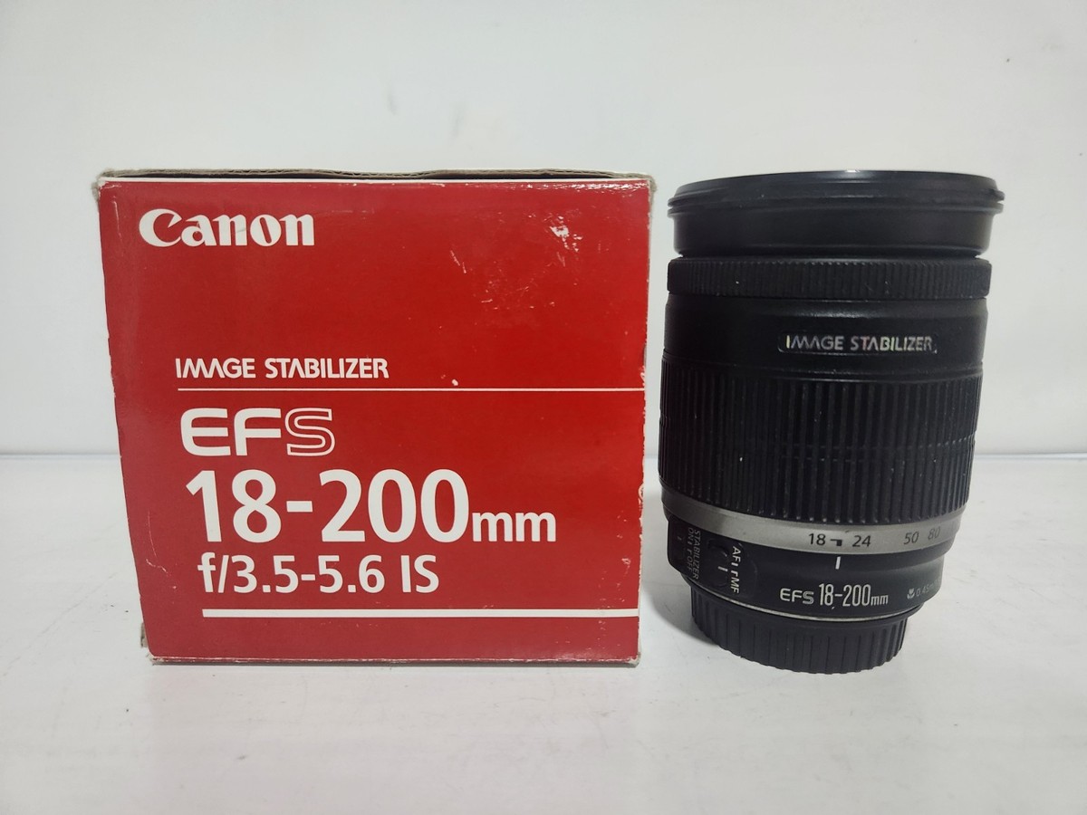 Canon EF-S Zoom Lens 18-200mm f/3.5-5.6 IS - PARTS/REPAIR | eBay