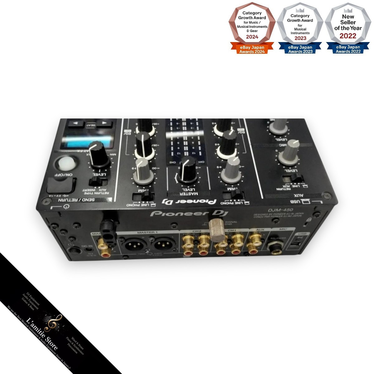 値下げ交渉可]Pioneer DJ DJM-450 本体(23年整)＋おまけ 値下げ交渉可