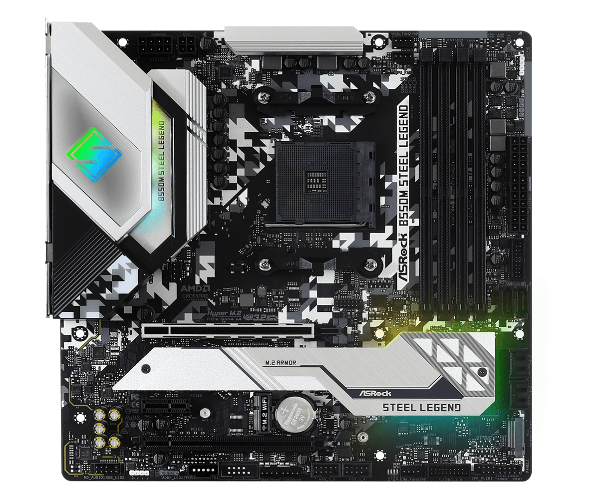 For ASROCK B550M Steel Legend Motherboard AMD AM4 DDR4 M-ATX