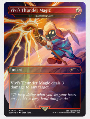 ビビの魔法「サンダー」 / 稲妻 4枚セット ビビの魔法「サンダー