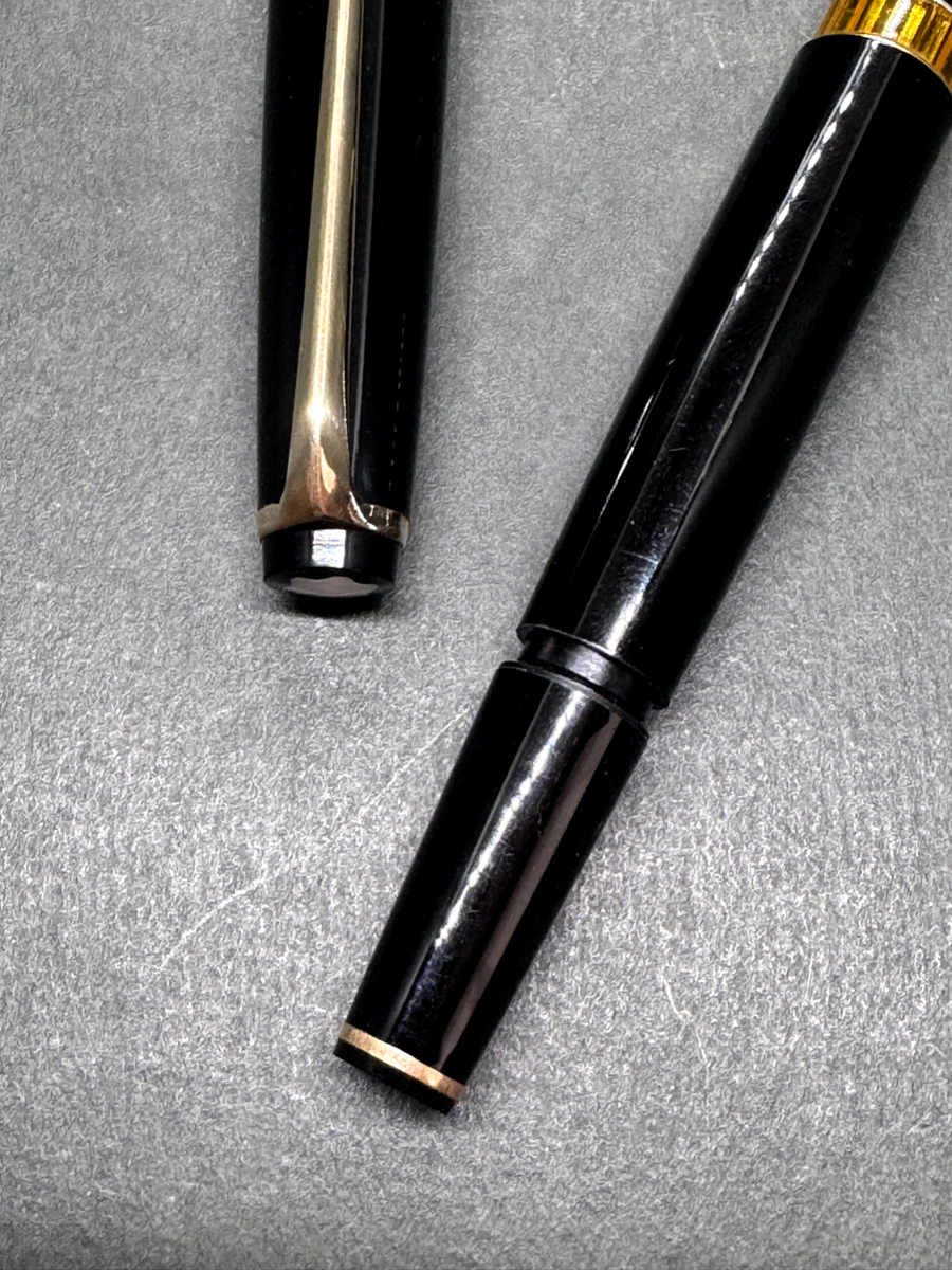 MONTBLANC MEISTERSTUCK No.12 Black GT '60s Vintage Fountain Pen