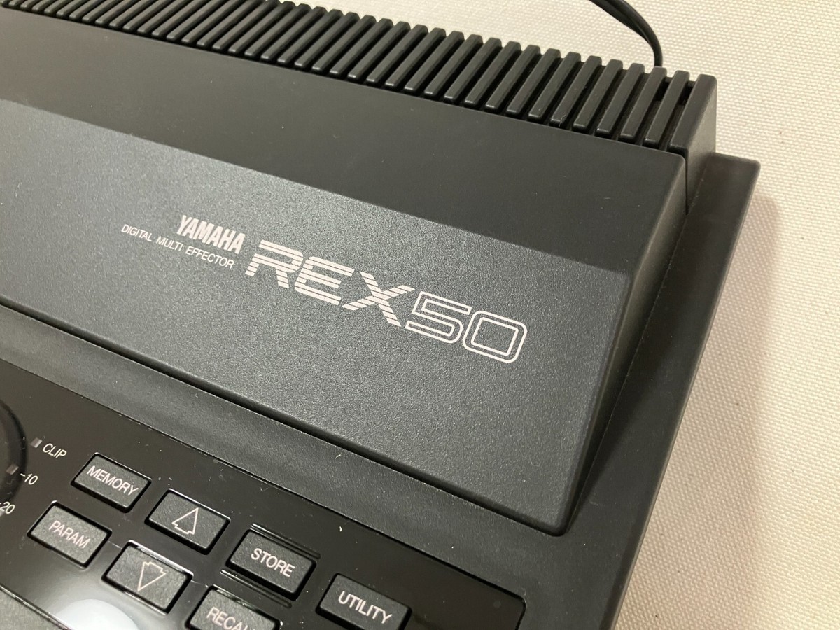 Yamaha REX50 Guitar Multi Effects Processor Vintage 1980s From