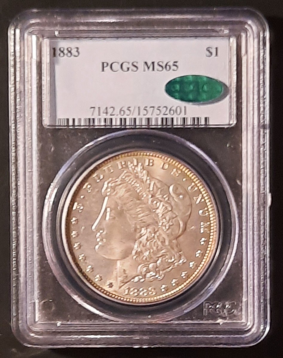 1883p Morgan○PCGS MS-65 CAC ○BRILLIANT ORIGINAL GEM 💎 ○ | eBay