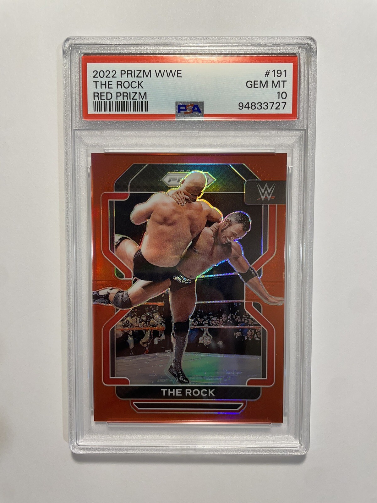 ザロック The Rock 22 PANINI SELECT WWE zebra ザロック The Rock 22