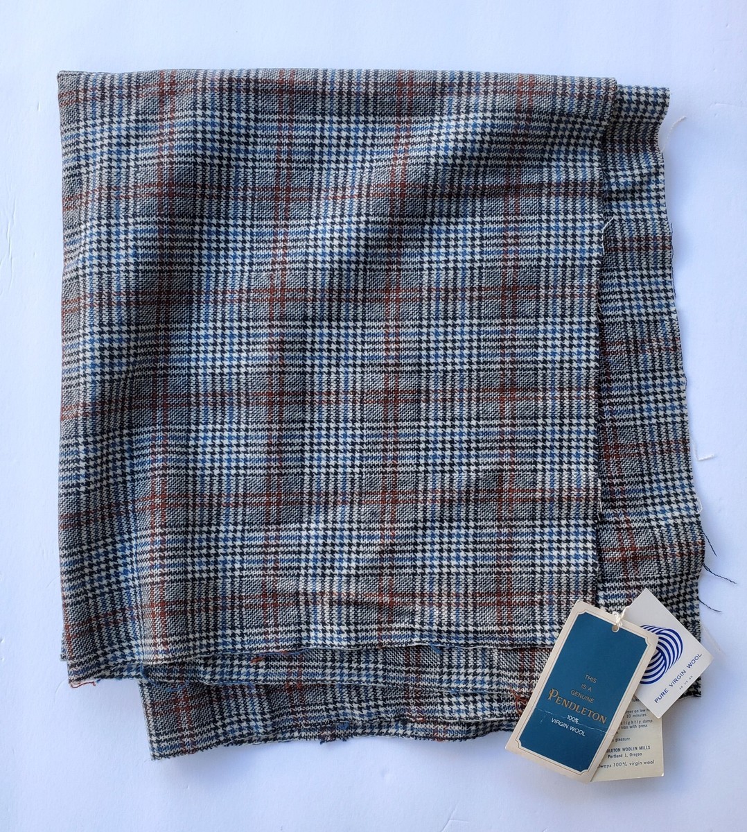 Vintage Pendleton Wool Fabric with Original Tags - 61