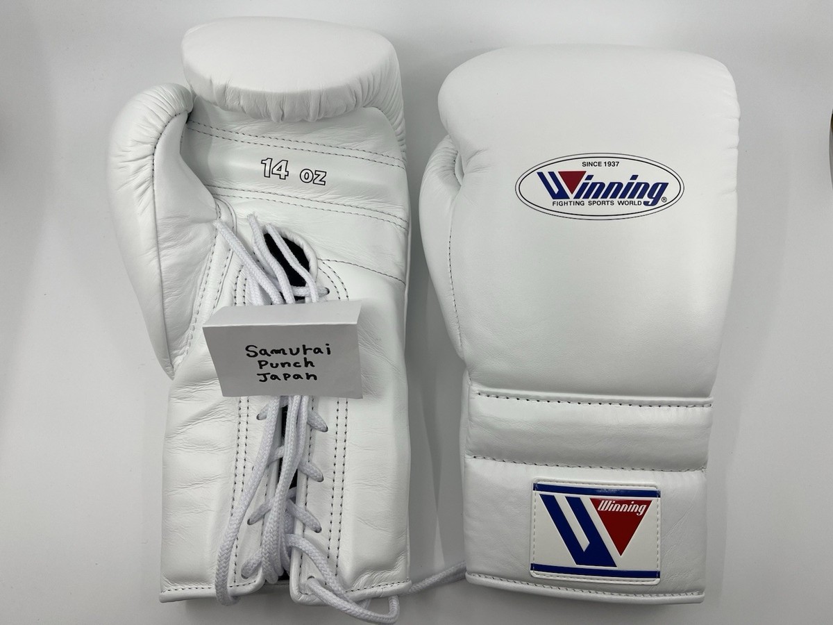 Winning ボクシンググローブ 14 oz ホワイト Winning グローブ
