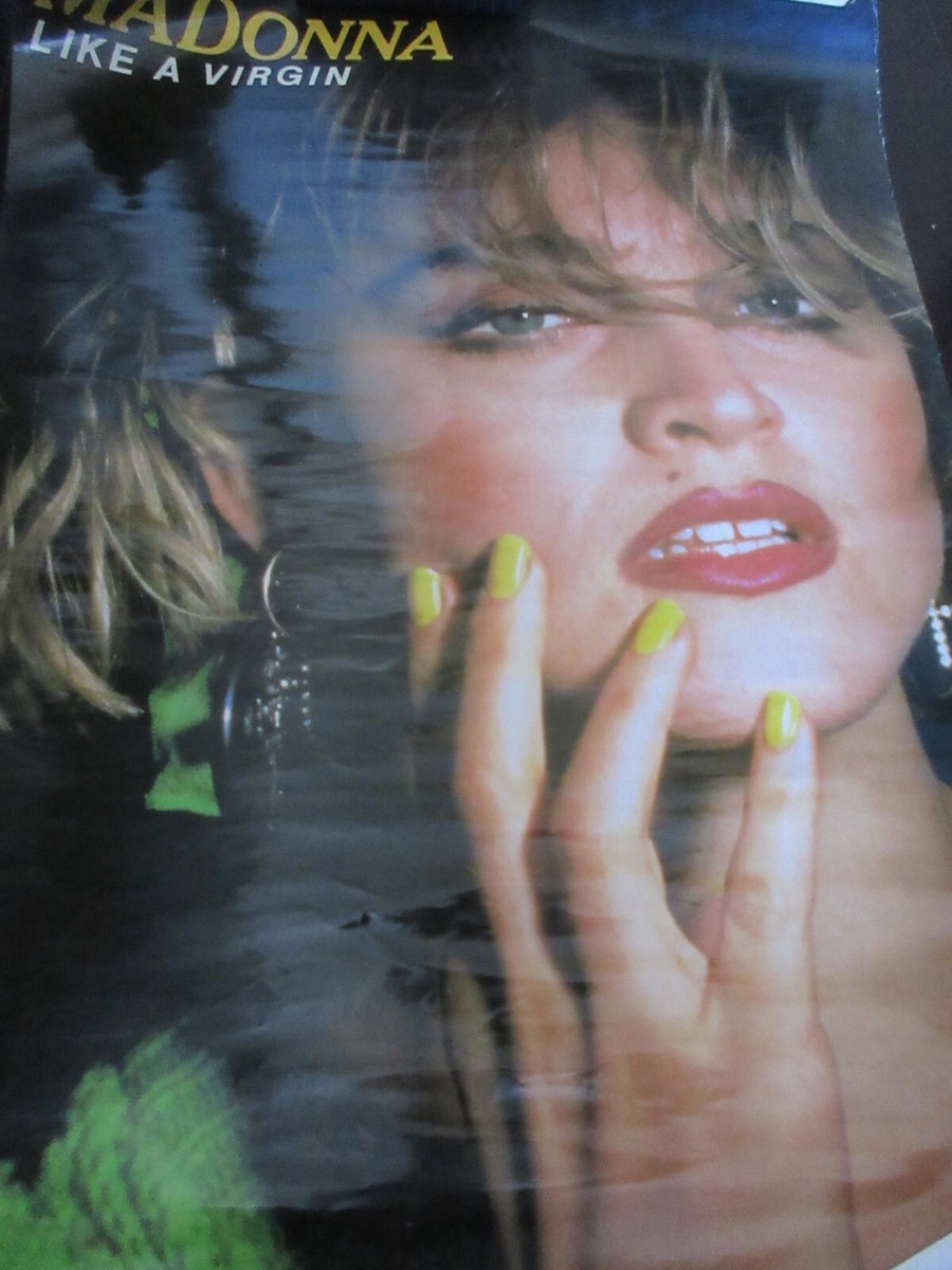 マドンナ LIKE A VIRGIN 1984年 Warner 非売品 ポスター Like A Virgin