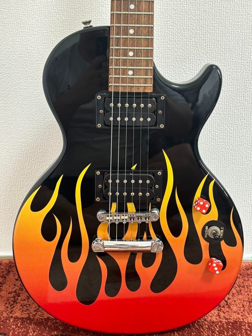 Epiphone Les Paul Special II Hot Rod Flame Graphic Black Dual