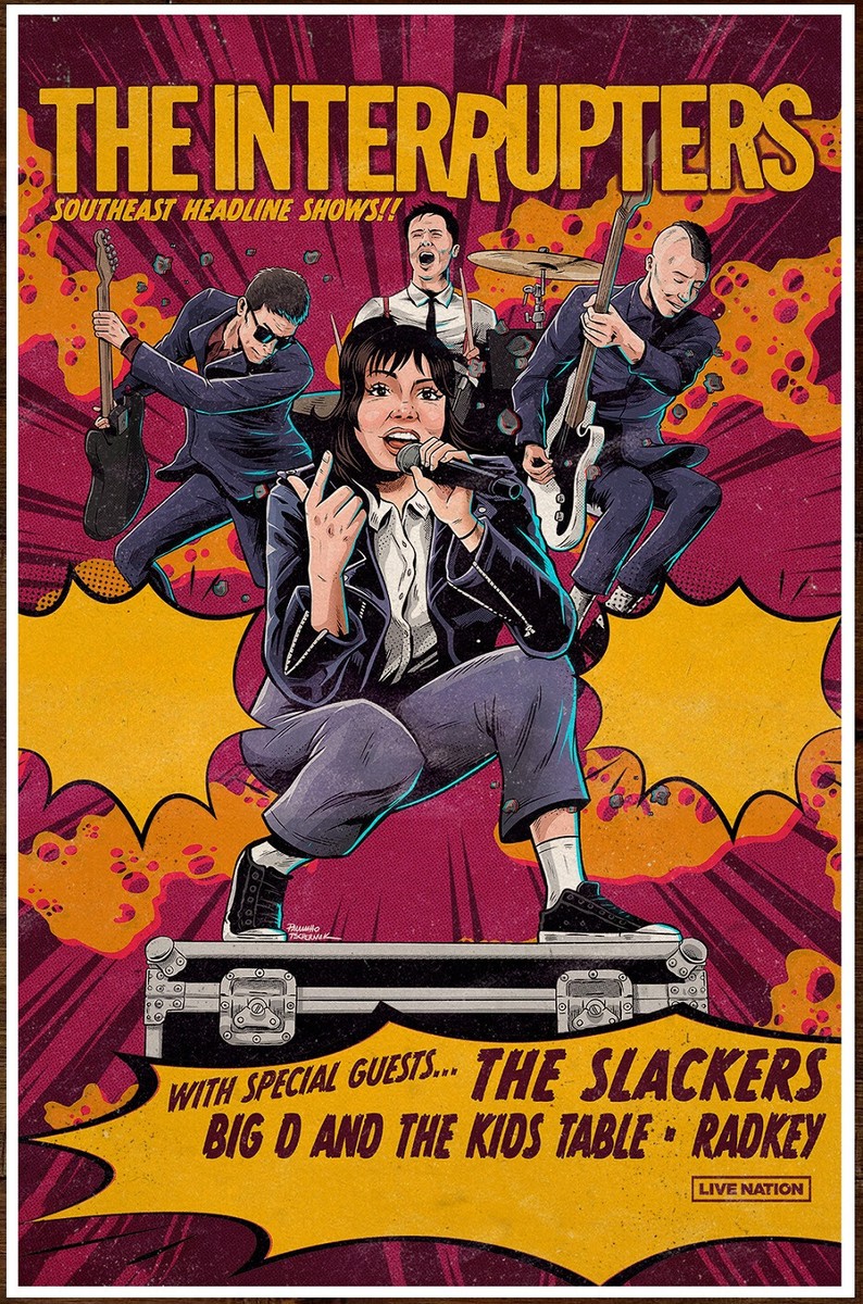 INTERRUPTERS ポスター FIGHT THE GOOD FIGHT INTERRUPTERS - FIGHT