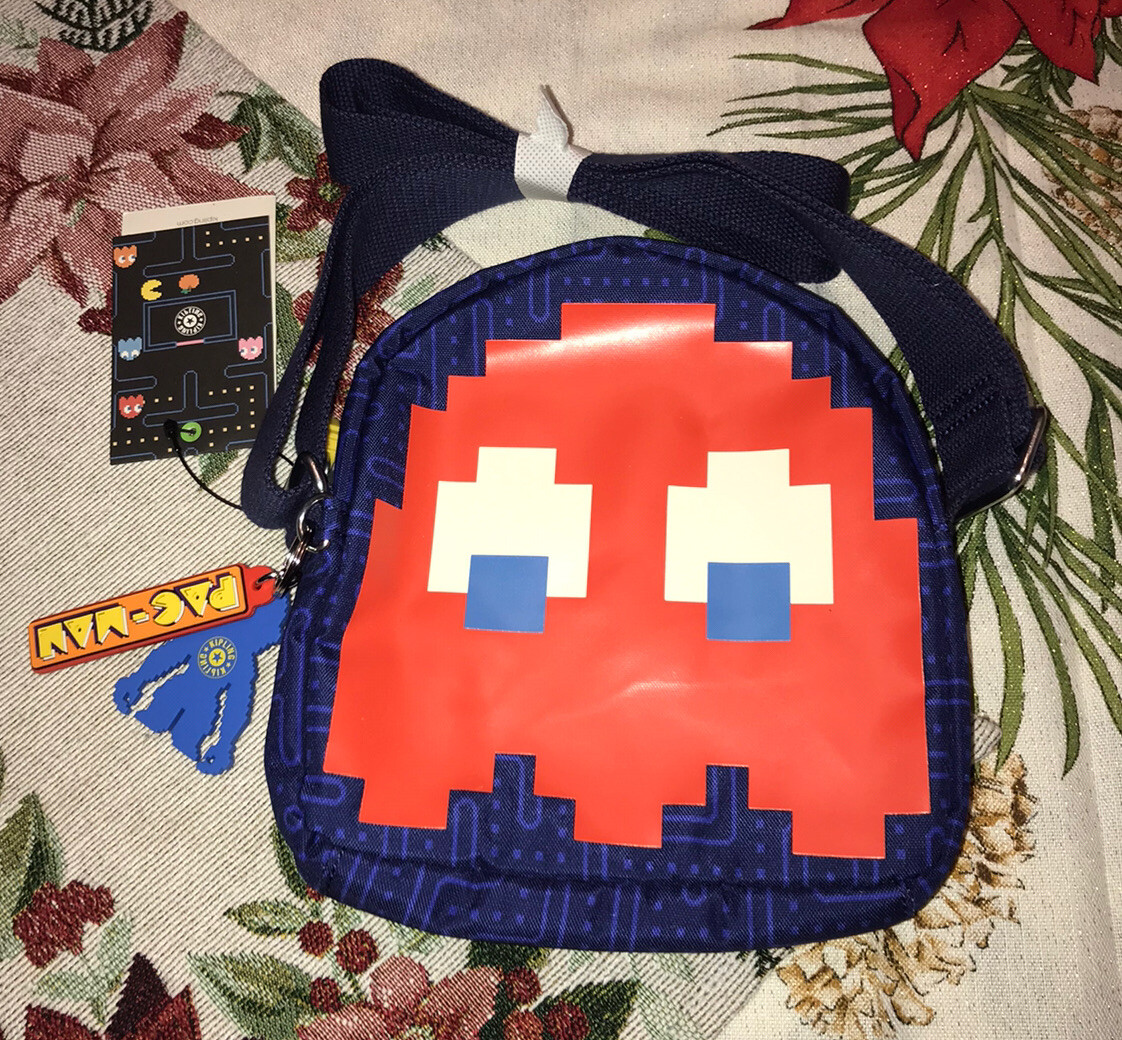 Kipling Pacman PAC-MAN Zio Crossbody Bag Limited Edition NEW HTF