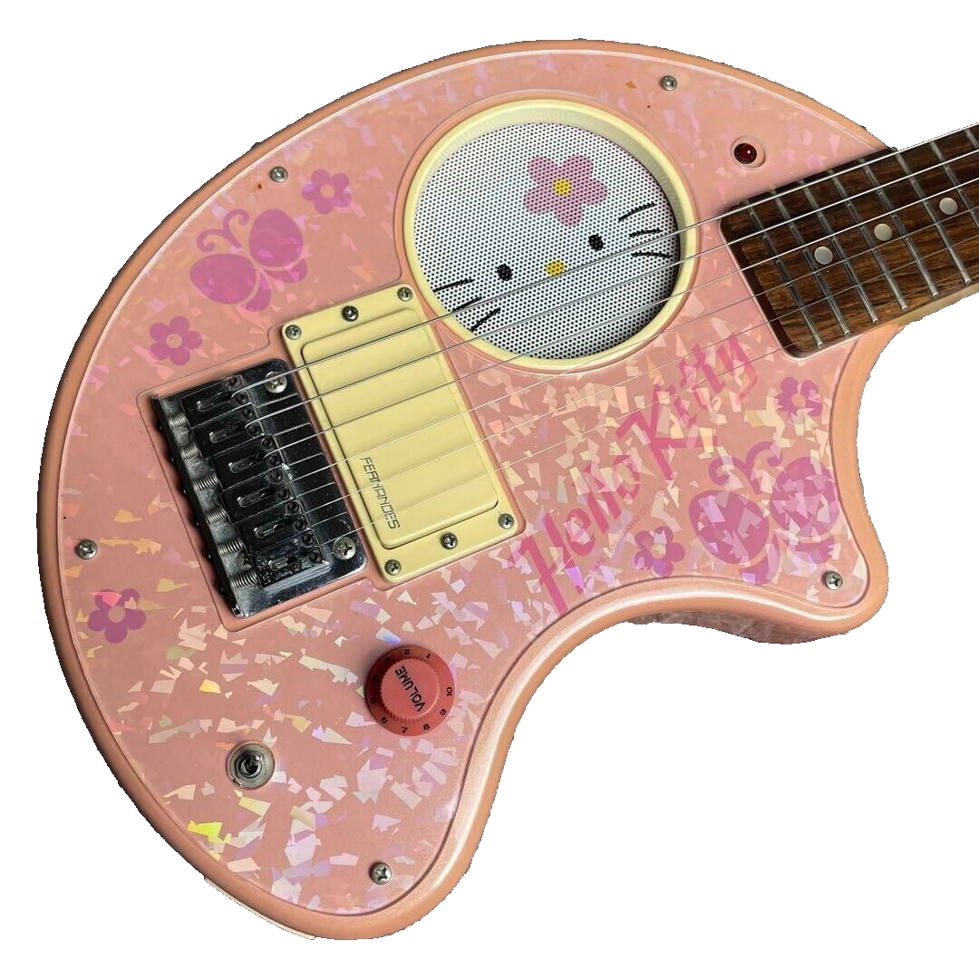 廃盤 限定 FenderbySquier HelloKitty アコギ ギター 廃盤 限定