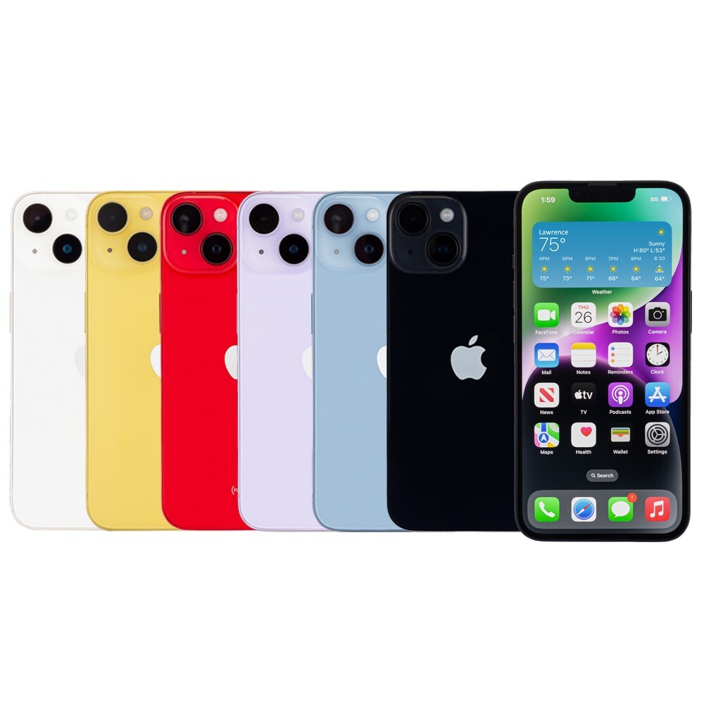 Apple iPhone 14 128GB Factory Unlocked AT&T T-Mobile Verizon Fair