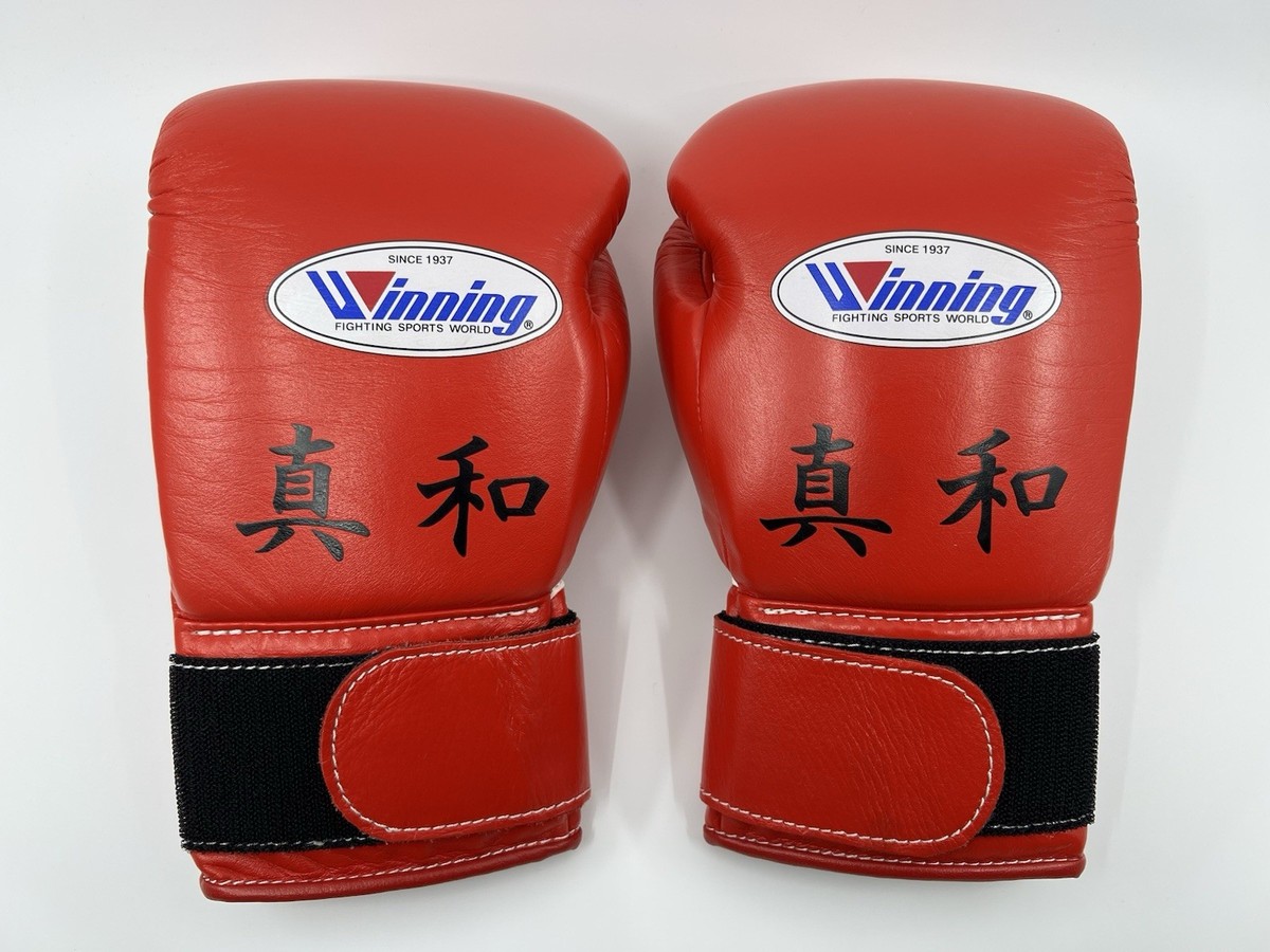 Winning ボクシンググローブ 12oz 赤 5698362df4c70a7996246e5817561a