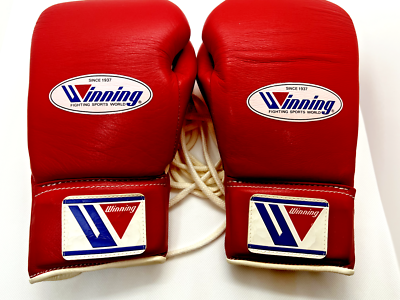 Winning ボクシンググローブ 赤 6オンス Winning Boxing Gloves custom