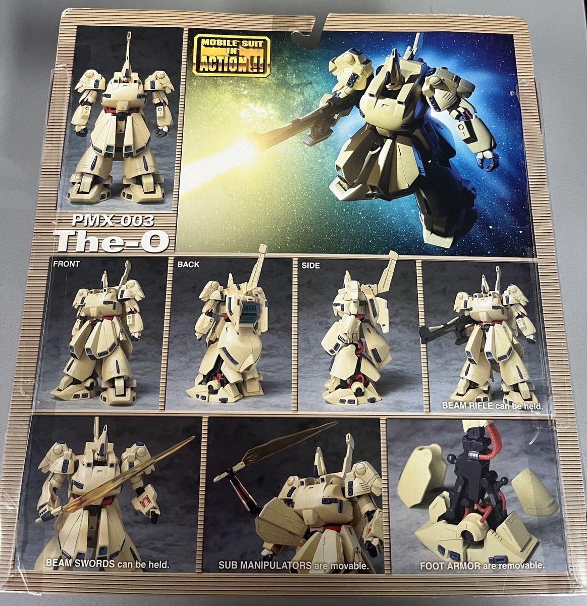 Bandai Mobile Suit Gundam Fighter Zeta PMX-003 The-O The 0 Action