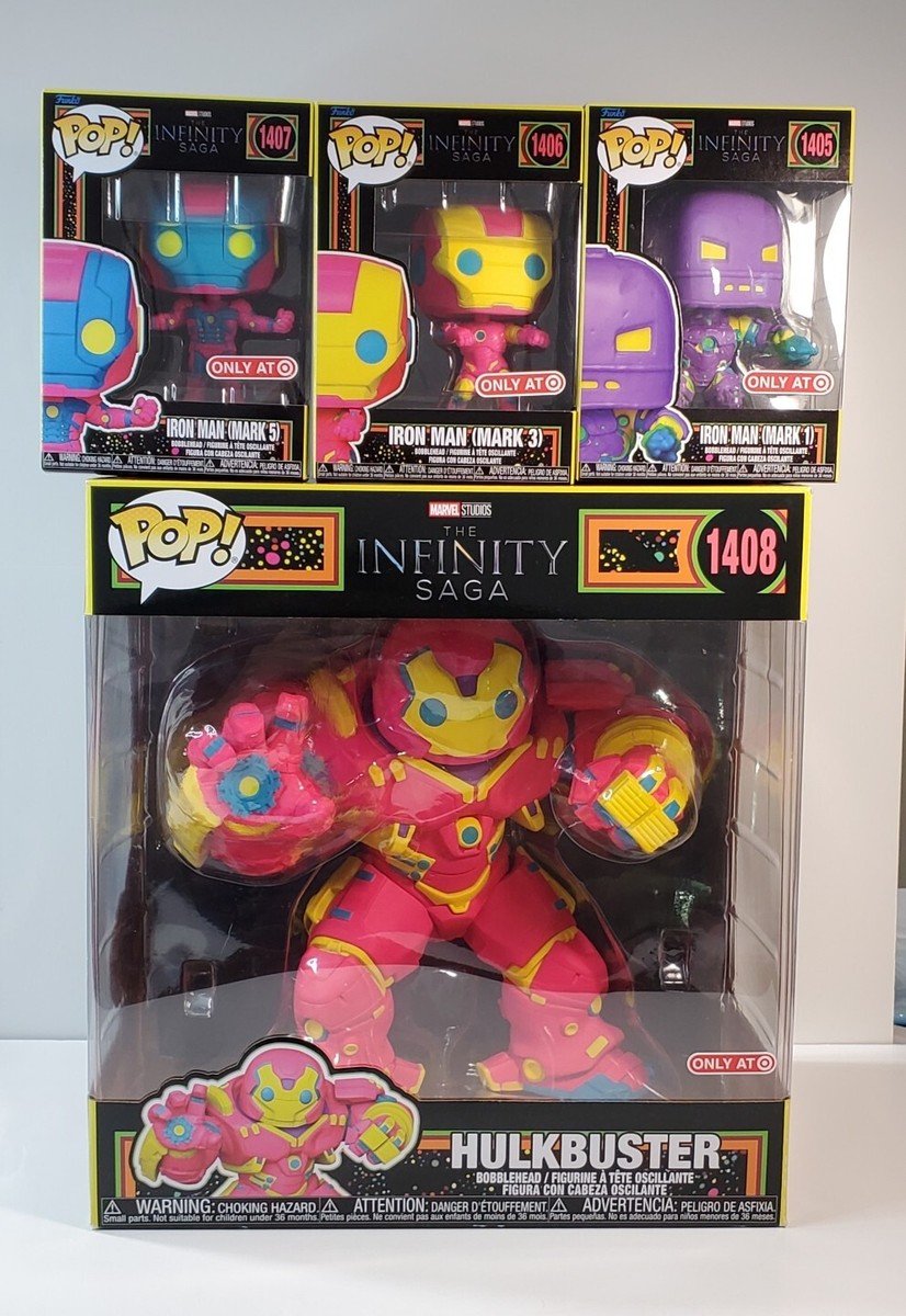 Funko Pop Marvel Infinity Saga Iron Man & Hulkbuster Complete