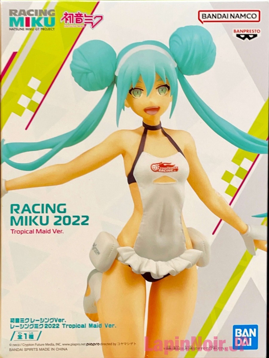 Hatsune Miku figure Racing Miku 2022 Tropical Maid Ver BANPRESTO