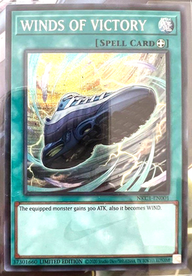 Yugioh WINDS OF VICTORY NKC1-EN001 Secret English Nike