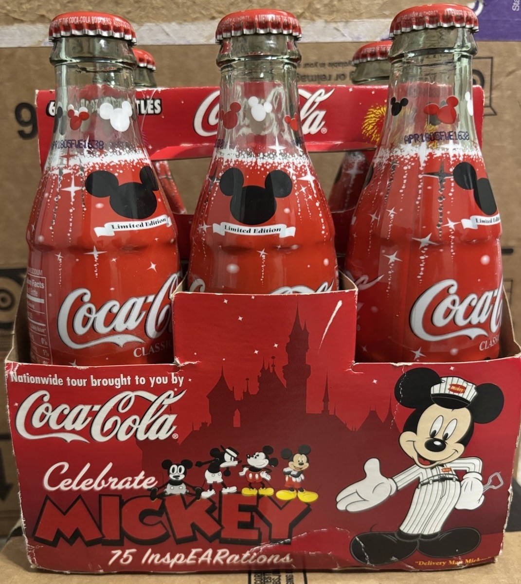 Coca-Cola Celebrate MICKEY 75 InspEARations Coke Bottle Disney